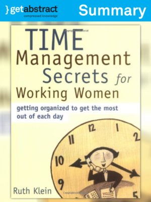 cover image of Time Management Secrets for Working Women (Summary)
